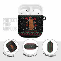 Where Is Jimbo James Marcus The Worm AirPods Case Xmas Holiday Patterns - Wonder Print Shop