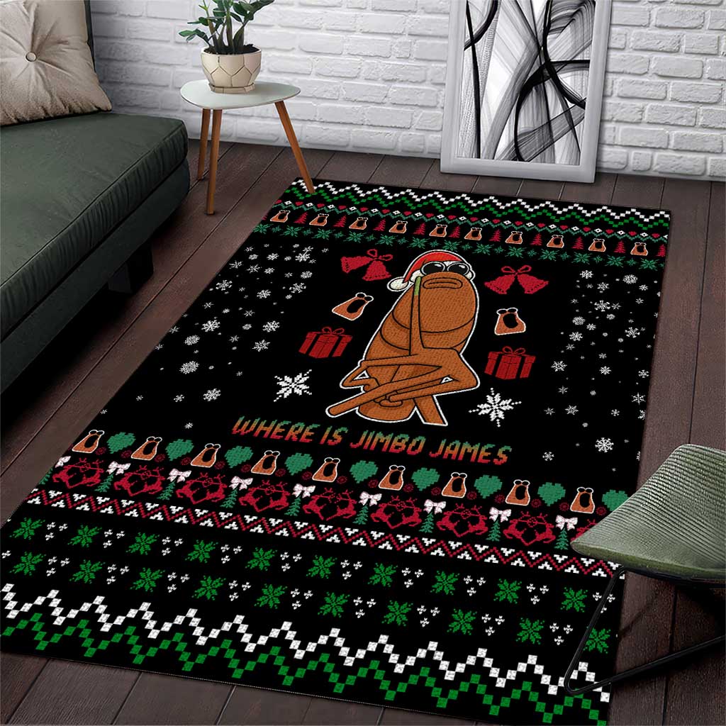 Where Is Jimbo James Marcus The Worm Area Rug Xmas Holiday Patterns - Wonder Print Shop