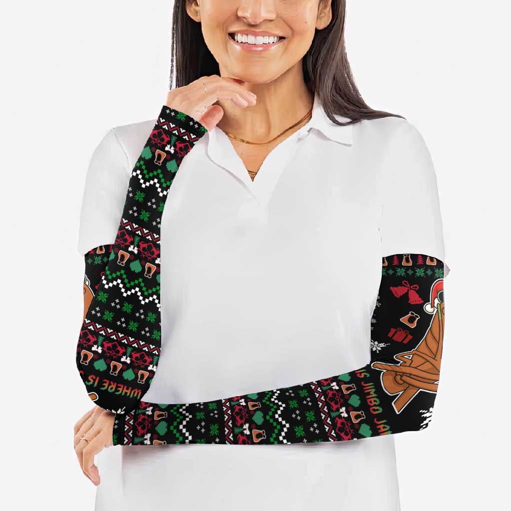 Where Is Jimbo James Marcus The Worm Arm Sleeves Xmas Holiday Patterns - Wonder Print Shop