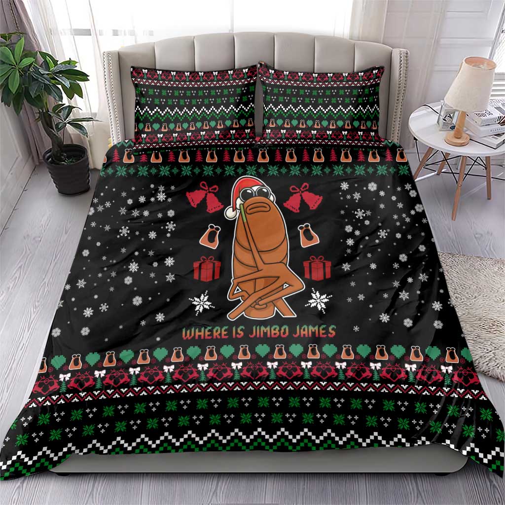 Where Is Jimbo James Marcus The Worm Bedding Set Xmas Holiday Patterns - Wonder Print Shop