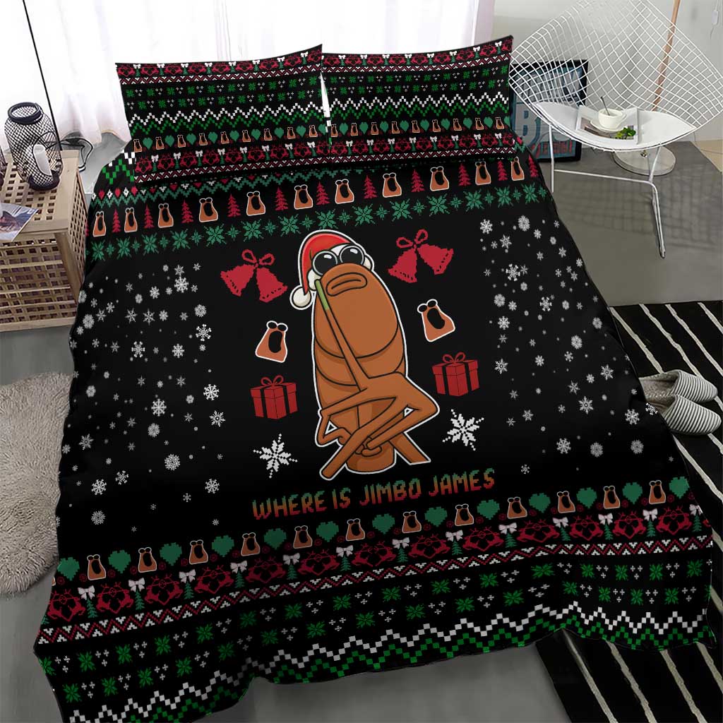 Where Is Jimbo James Marcus The Worm Bedding Set Xmas Holiday Patterns - Wonder Print Shop