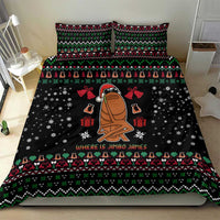 Where Is Jimbo James Marcus The Worm Bedding Set Xmas Holiday Patterns - Wonder Print Shop