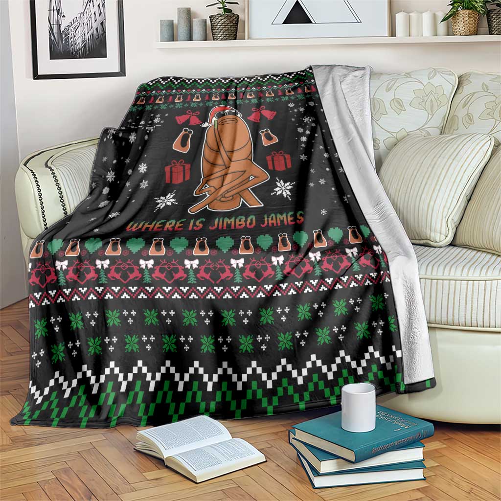 Where Is Jimbo James Marcus The Worm Blanket Xmas Holiday Patterns - Wonder Print Shop