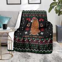 Where Is Jimbo James Marcus The Worm Blanket Xmas Holiday Patterns - Wonder Print Shop