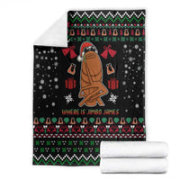 Where Is Jimbo James Marcus The Worm Blanket Xmas Holiday Patterns - Wonder Print Shop