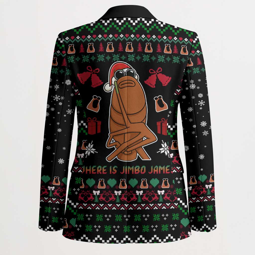 Where Is Jimbo James Marcus The Worm Blazer Xmas Holiday Patterns - Wonder Print Shop