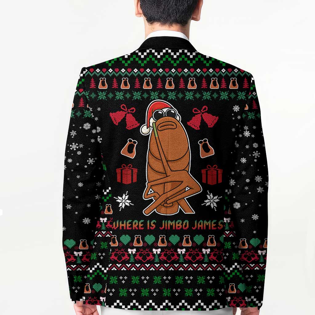 Where Is Jimbo James Marcus The Worm Blazer Xmas Holiday Patterns - Wonder Print Shop