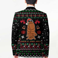 Where Is Jimbo James Marcus The Worm Blazer Xmas Holiday Patterns - Wonder Print Shop