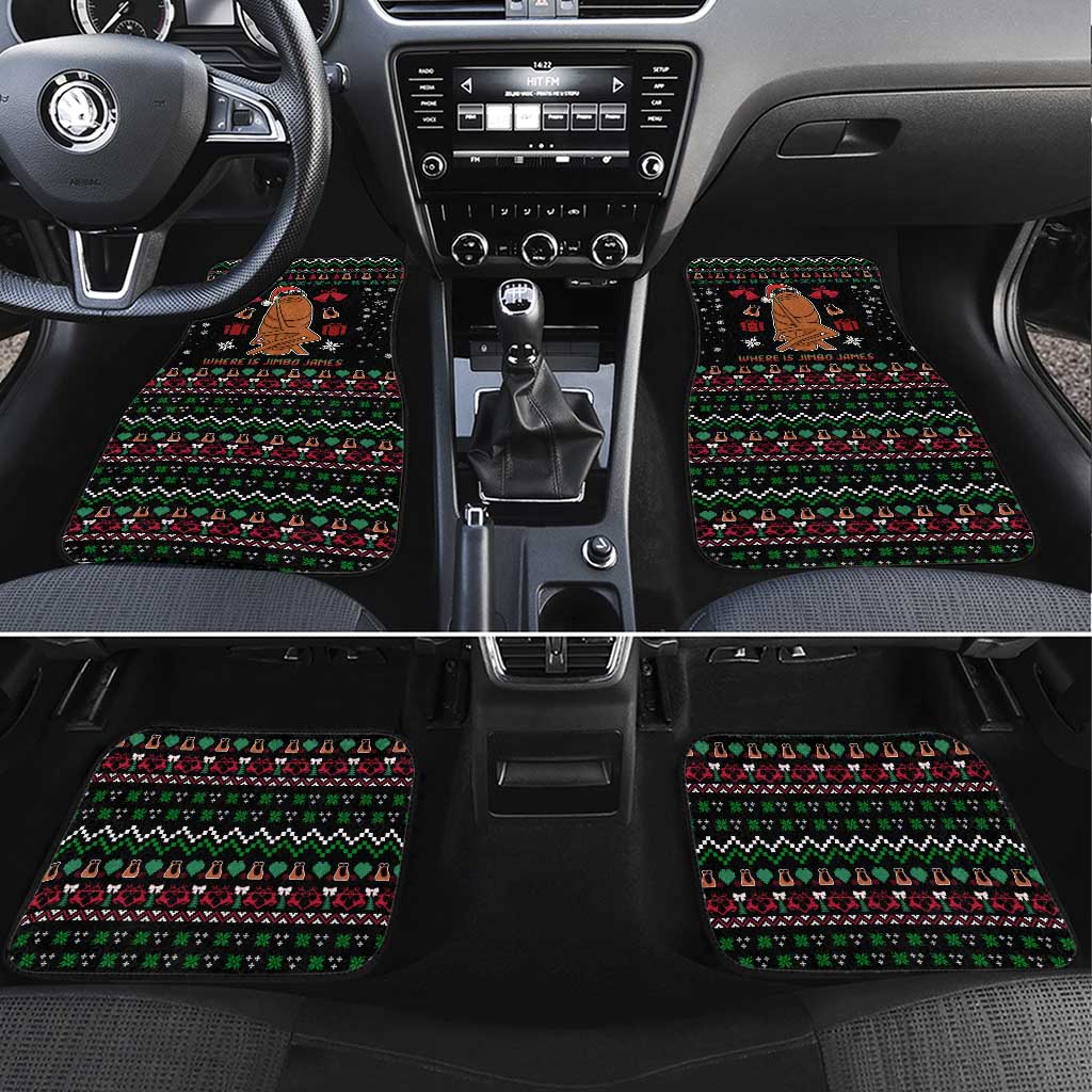 Where Is Jimbo James Marcus The Worm Car Mats Xmas Holiday Patterns - Wonder Print Shop
