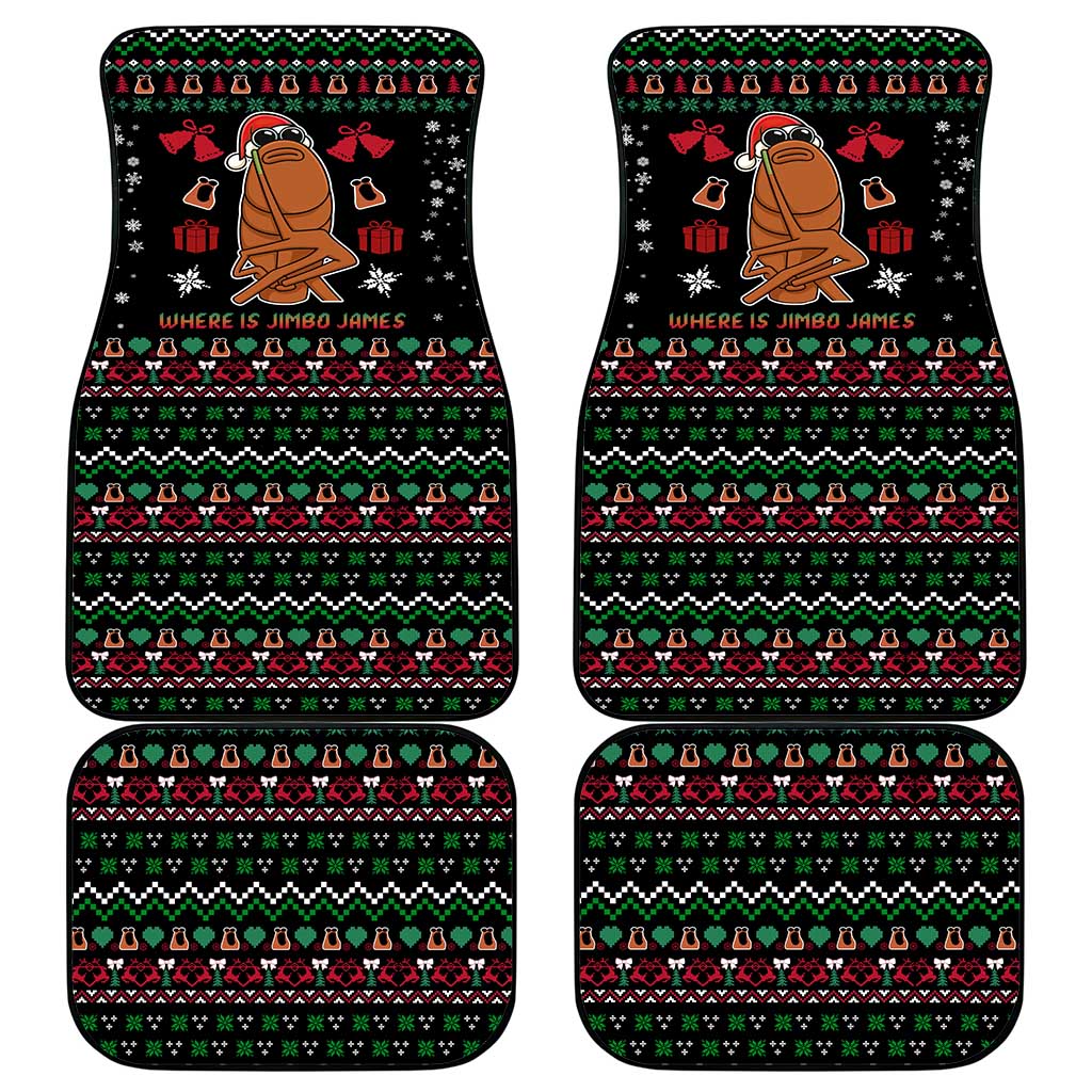 Where Is Jimbo James Marcus The Worm Car Mats Xmas Holiday Patterns - Wonder Print Shop