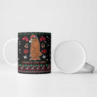 Where Is Jimbo James Marcus The Worm Ceramic Mug Xmas Holiday Patterns - Wonder Print Shop