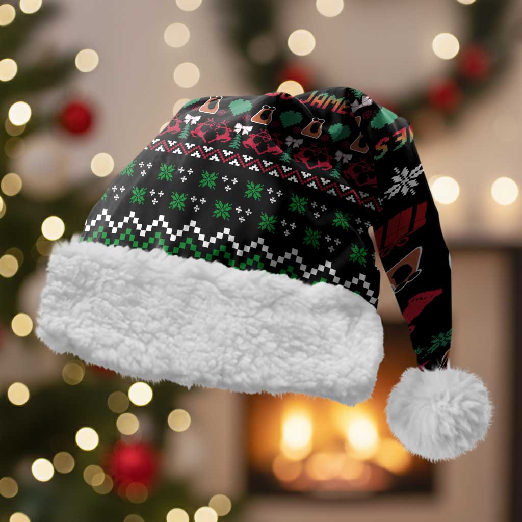 Where Is Jimbo James Marcus The Worm Christmas Santa Hat Xmas Holiday Patterns - Wonder Print Shop