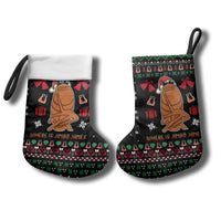 Where Is Jimbo James Marcus The Worm Christmas Stocking Xmas Holiday Patterns - Wonder Print Shop