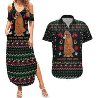 Where Is Jimbo James Marcus The Worm Couples Matching Summer Maxi Dress and Hawaiian Shirt Xmas Holiday Patterns - Wonder Print Shop