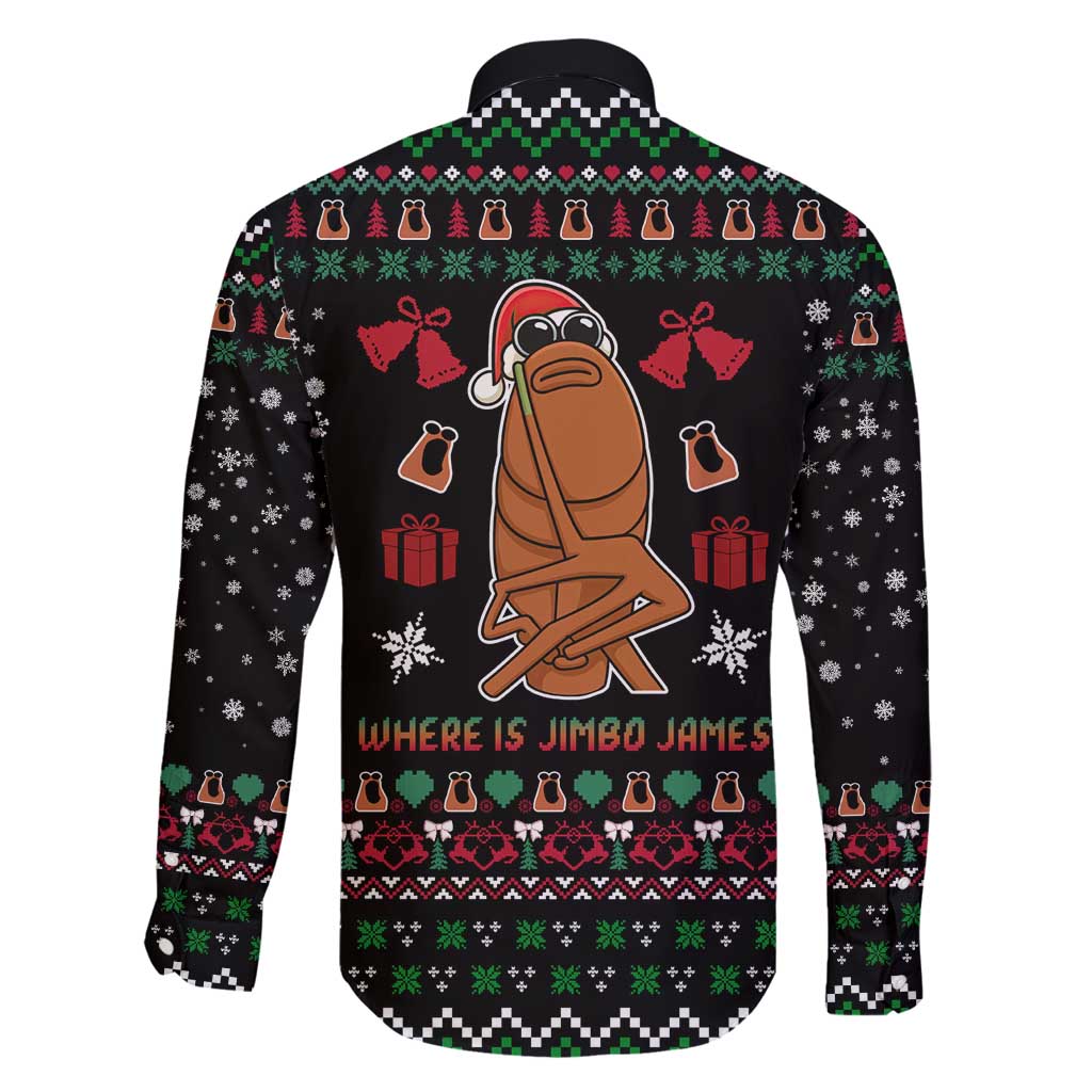 Where Is Jimbo James Marcus The Worm Family Matching Long Sleeve Bodycon Dress and Hawaiian Shirt Xmas Holiday Patterns - Wonder Print Shop