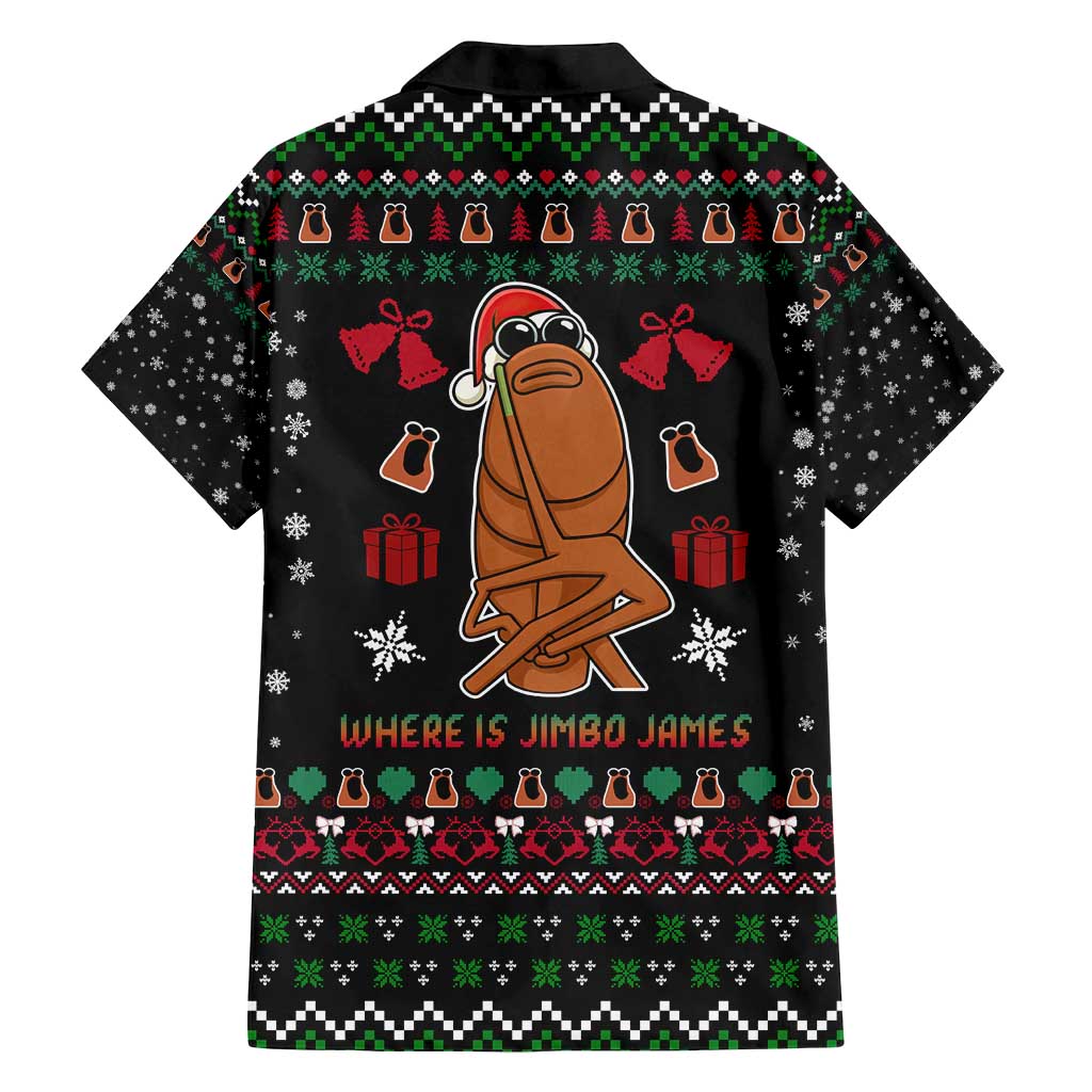 Where Is Jimbo James Marcus The Worm Family Matching Off Shoulder Maxi Dress and Hawaiian Shirt Xmas Holiday Patterns - Wonder Print Shop