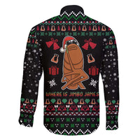 Where Is Jimbo James Marcus The Worm Family Matching Off Shoulder Short Dress and Hawaiian Shirt Xmas Holiday Patterns - Wonder Print Shop