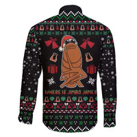 Where Is Jimbo James Marcus The Worm Family Matching Short Sleeve Bodycon Dress and Hawaiian Shirt Xmas Holiday Patterns - Wonder Print Shop