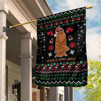 Where Is Jimbo James Marcus The Worm Garden Flag Xmas Holiday Patterns - Wonder Print Shop