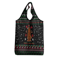 Where Is Jimbo James Marcus The Worm Grocery Bag Xmas Holiday Patterns - Wonder Print Shop