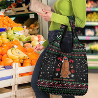Where Is Jimbo James Marcus The Worm Grocery Bag Xmas Holiday Patterns - Wonder Print Shop
