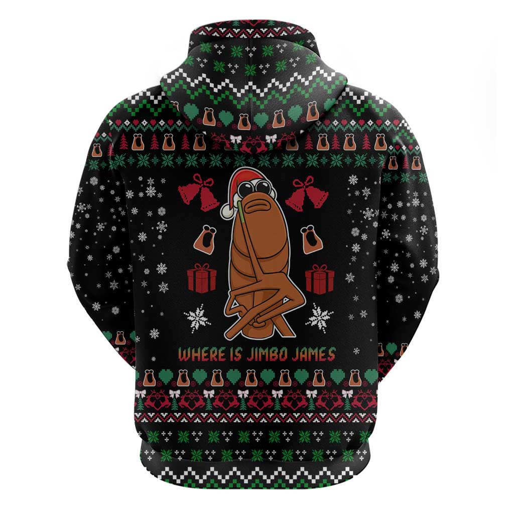 Where Is Jimbo James Marcus The Worm Hoodie Xmas Holiday Patterns - Wonder Print Shop