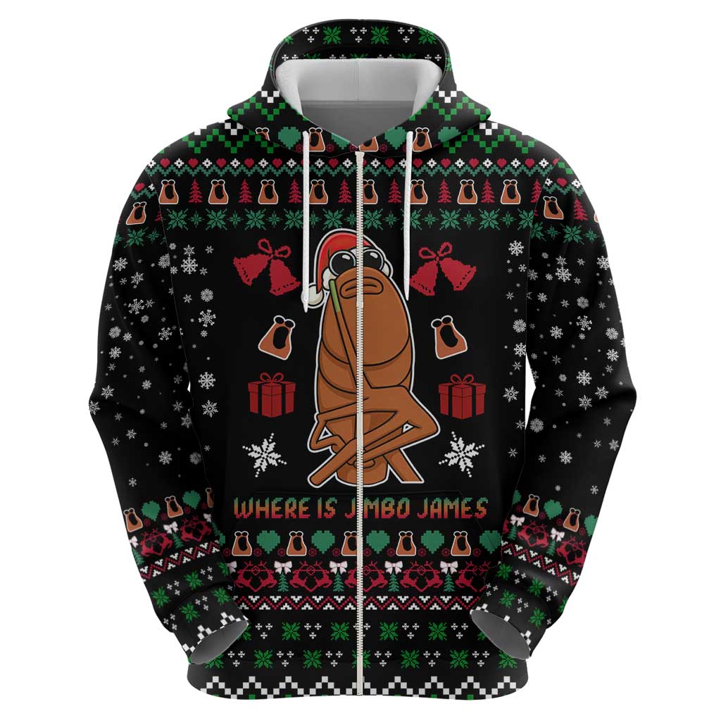 Where Is Jimbo James Marcus The Worm Hoodie Xmas Holiday Patterns - Wonder Print Shop