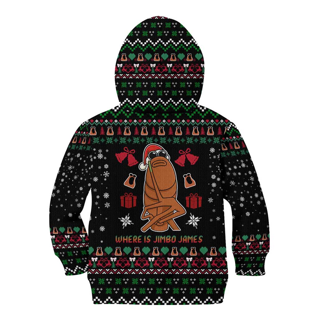 Where Is Jimbo James Marcus The Worm Kid Hoodie Xmas Holiday Patterns - Wonder Print Shop