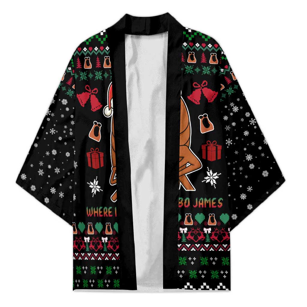 Where Is Jimbo James Marcus The Worm Kimono Xmas Holiday Patterns - Wonder Print Shop
