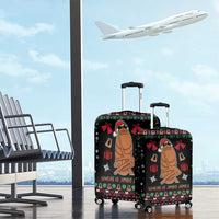 Where Is Jimbo James Marcus The Worm Luggage Cover Xmas Holiday Patterns - Wonder Print Shop