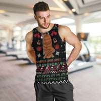 Where Is Jimbo James Marcus The Worm Men Tank Top Xmas Holiday Patterns - Wonder Print Shop