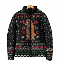Where Is Jimbo James Marcus The Worm Padded Jacket Xmas Holiday Patterns - Wonder Print Shop