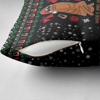 Where Is Jimbo James Marcus The Worm Pillow Cover Xmas Holiday Patterns - Wonder Print Shop