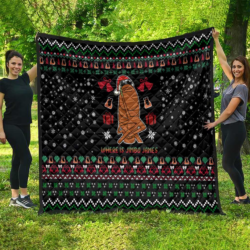 Where Is Jimbo James Marcus The Worm Quilt Xmas Holiday Patterns - Wonder Print Shop