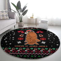 Where Is Jimbo James Marcus The Worm Round Carpet Xmas Holiday Patterns - Wonder Print Shop