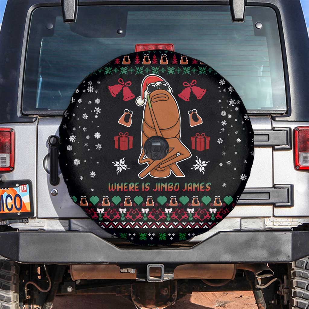 Where Is Jimbo James Marcus The Worm Spare Tire Cover Xmas Holiday Patterns - Wonder Print Shop