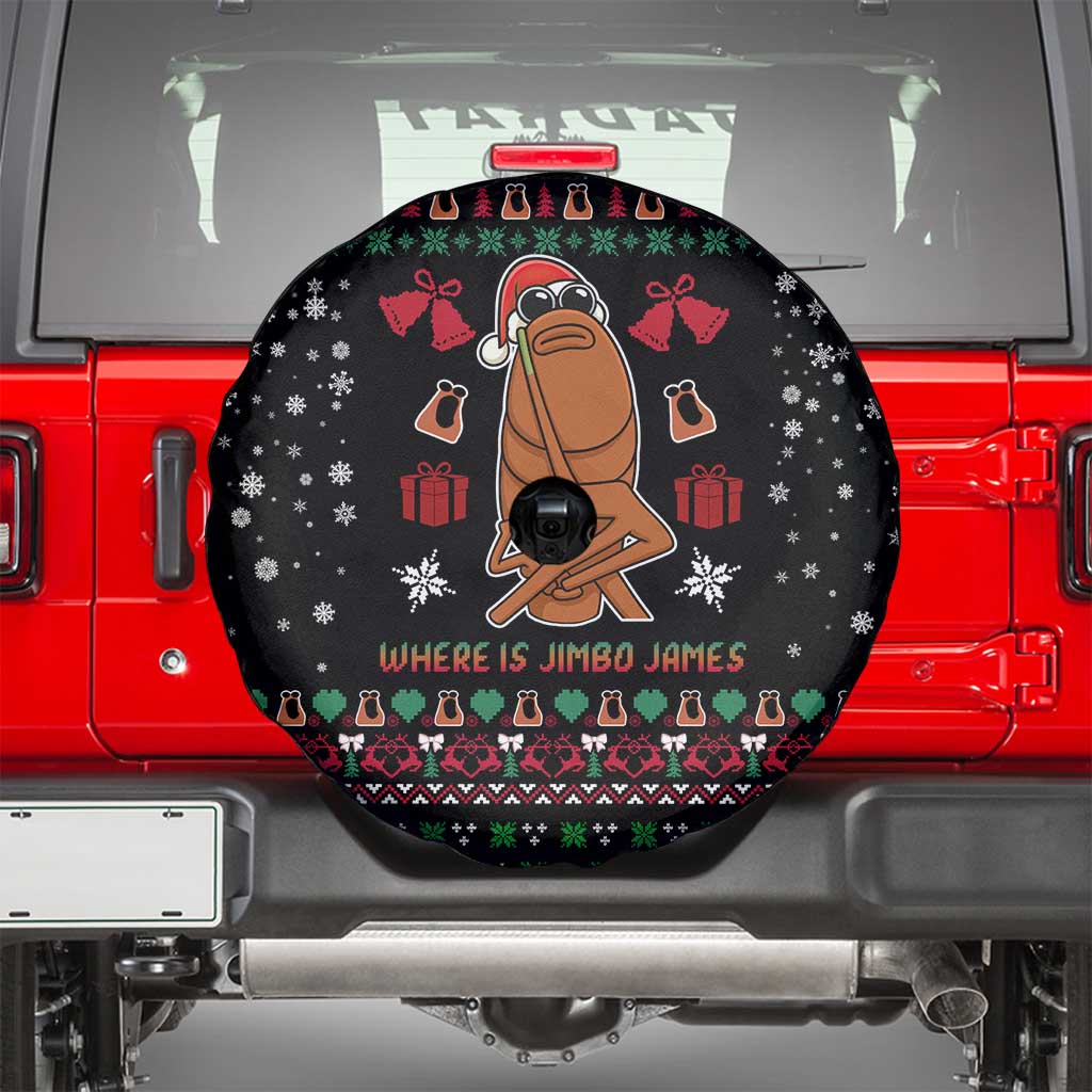 Where Is Jimbo James Marcus The Worm Spare Tire Cover Xmas Holiday Patterns - Wonder Print Shop