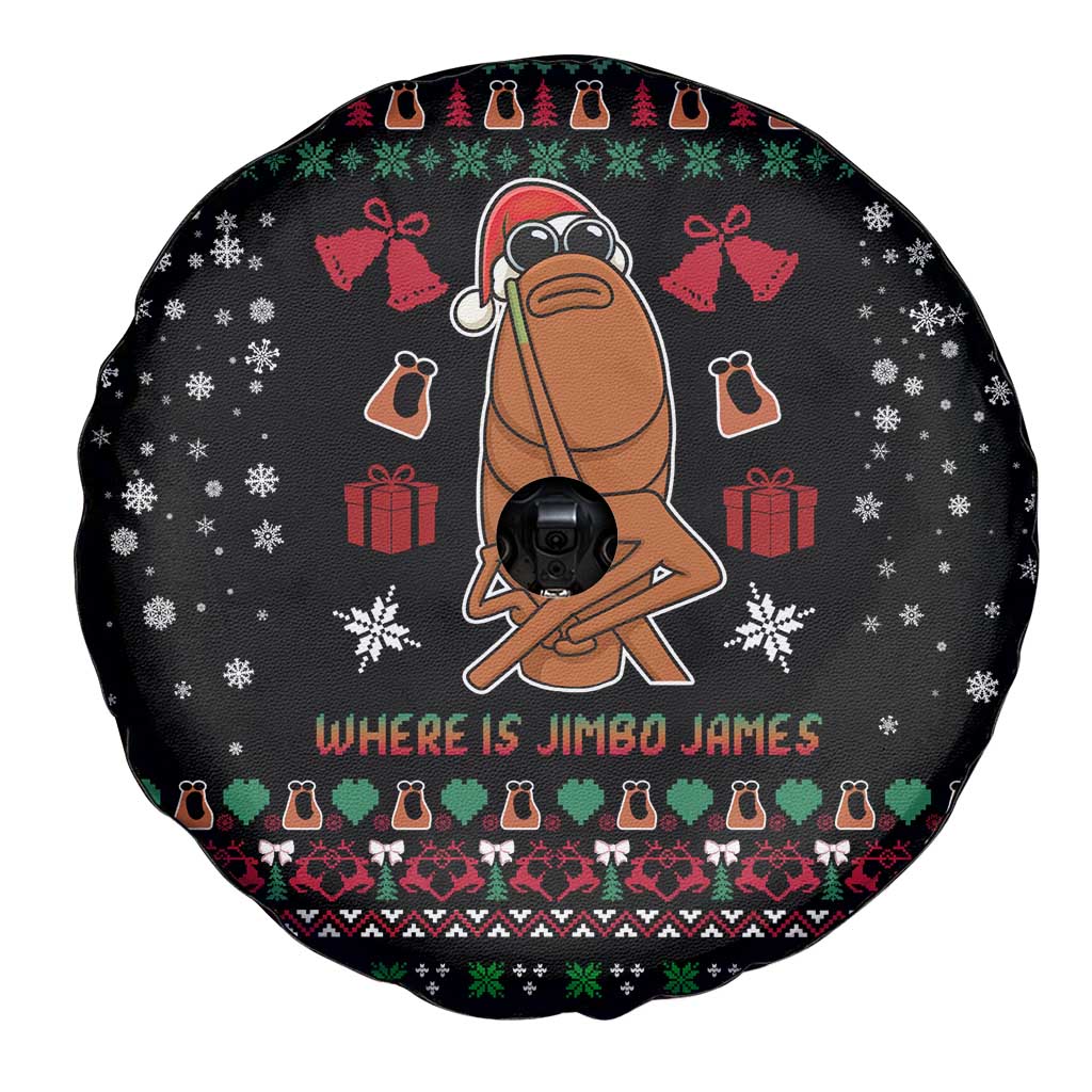 Where Is Jimbo James Marcus The Worm Spare Tire Cover Xmas Holiday Patterns - Wonder Print Shop