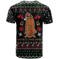 Where Is Jimbo James Marcus The Worm T Shirt Xmas Holiday Patterns - Wonder Print Shop
