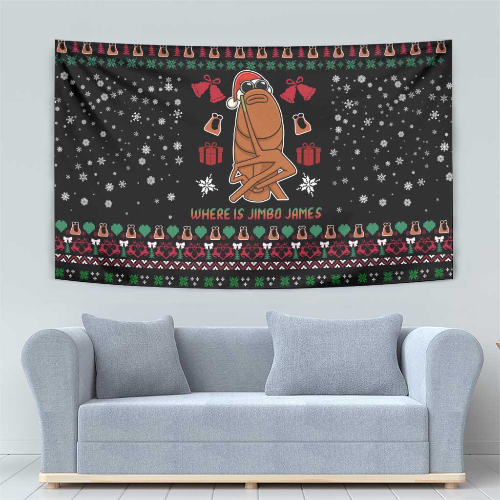 Where Is Jimbo James Marcus The Worm Tapestry Xmas Holiday Patterns - Wonder Print Shop