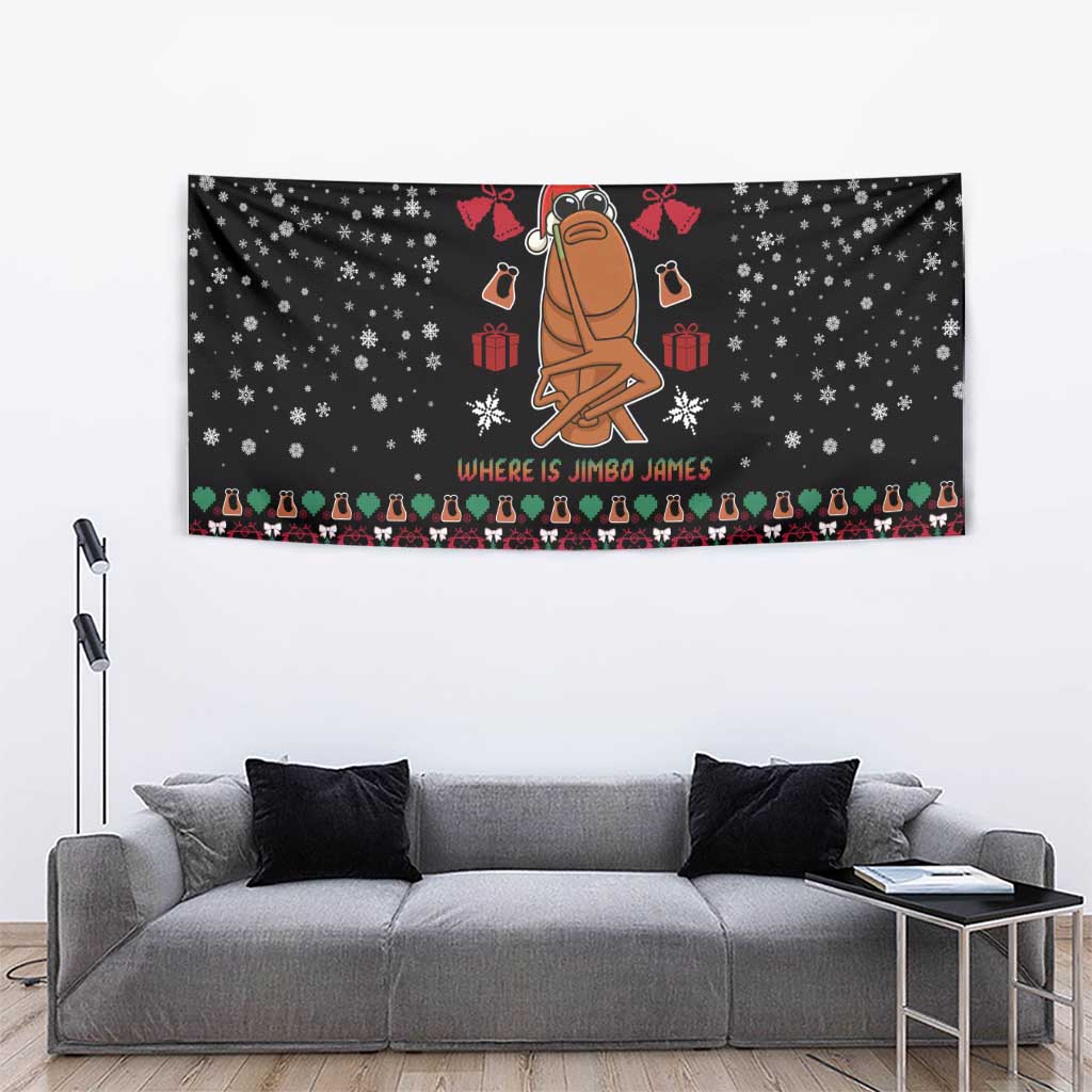 Where Is Jimbo James Marcus The Worm Tapestry Xmas Holiday Patterns - Wonder Print Shop