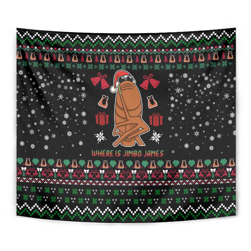 Where Is Jimbo James Marcus The Worm Tapestry Xmas Holiday Patterns - Wonder Print Shop