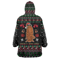Where Is Jimbo James Marcus The Worm Wearable Blanket Hoodie Xmas Holiday Patterns - Wonder Print Shop