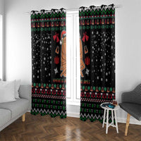 Where Is Jimbo James Marcus The Worm Window Curtain Xmas Holiday Patterns - Wonder Print Shop