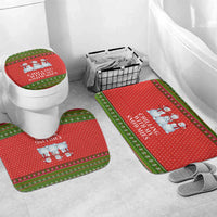 Chilling With My Snowmies Christmas Bathroom Set Xmas Holiday Patterns - Wonder Print Shop