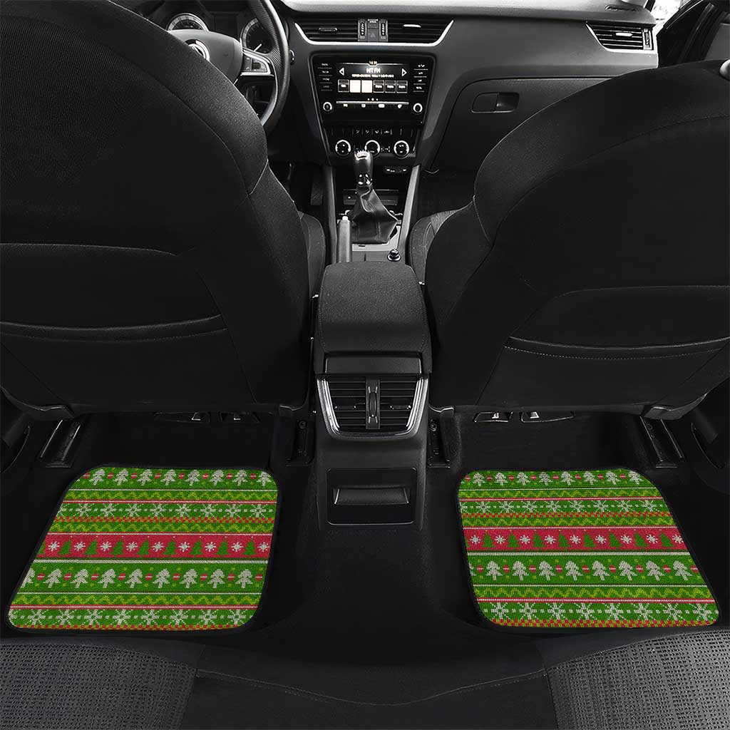 Chilling With My Snowmies Christmas Car Mats Xmas Holiday Patterns - Wonder Print Shop