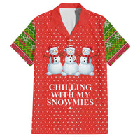 Chilling With My Snowmies Christmas Family Matching Summer Maxi Dress and Hawaiian Shirt Xmas Holiday Patterns - Wonder Print Shop