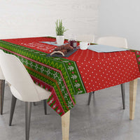 Chilling With My Snowmies Christmas Tablecloth Xmas Holiday Patterns - Wonder Print Shop