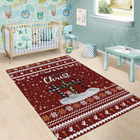 Christian Noel Christmas Area Rug Xmas Holiday Patterns - Wonder Print Shop