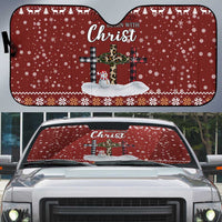 Christian Noel Christmas Auto Sun Shade Xmas Holiday Patterns - Wonder Print Shop